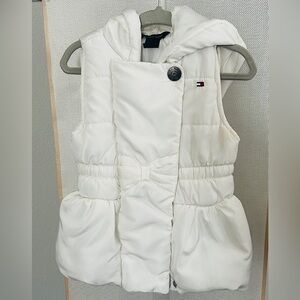 Tommy Hilfiger Kids White Puffer Vest